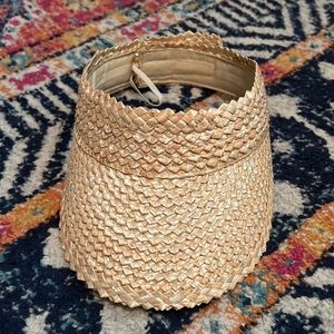 Straw visor